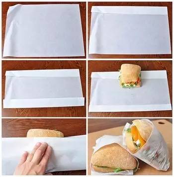 纸包三明治步骤图解图片