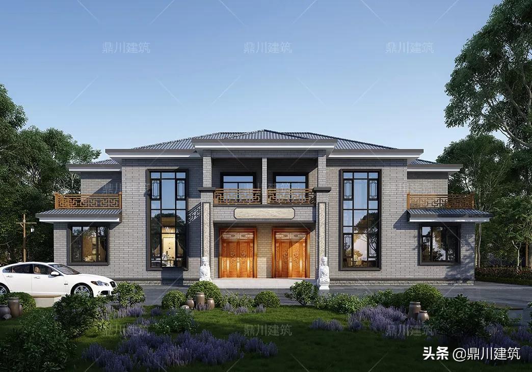 中式风格别墅设计案例欣赏（8套中式特色自建别墅）