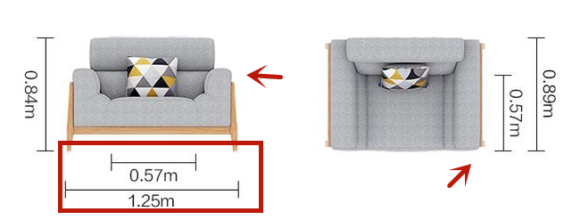 客厅大小与沙发尺寸对照表（沙发尺寸与客厅尺寸对照表）