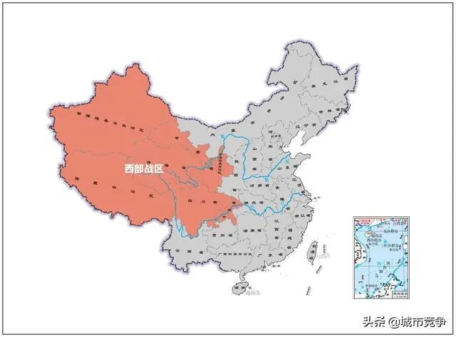 五大战区分别在哪里（中国五大战区划分图）