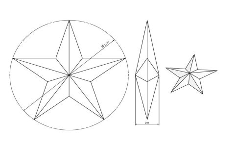 五角星的角度是多少度（五角星的绘制方法）